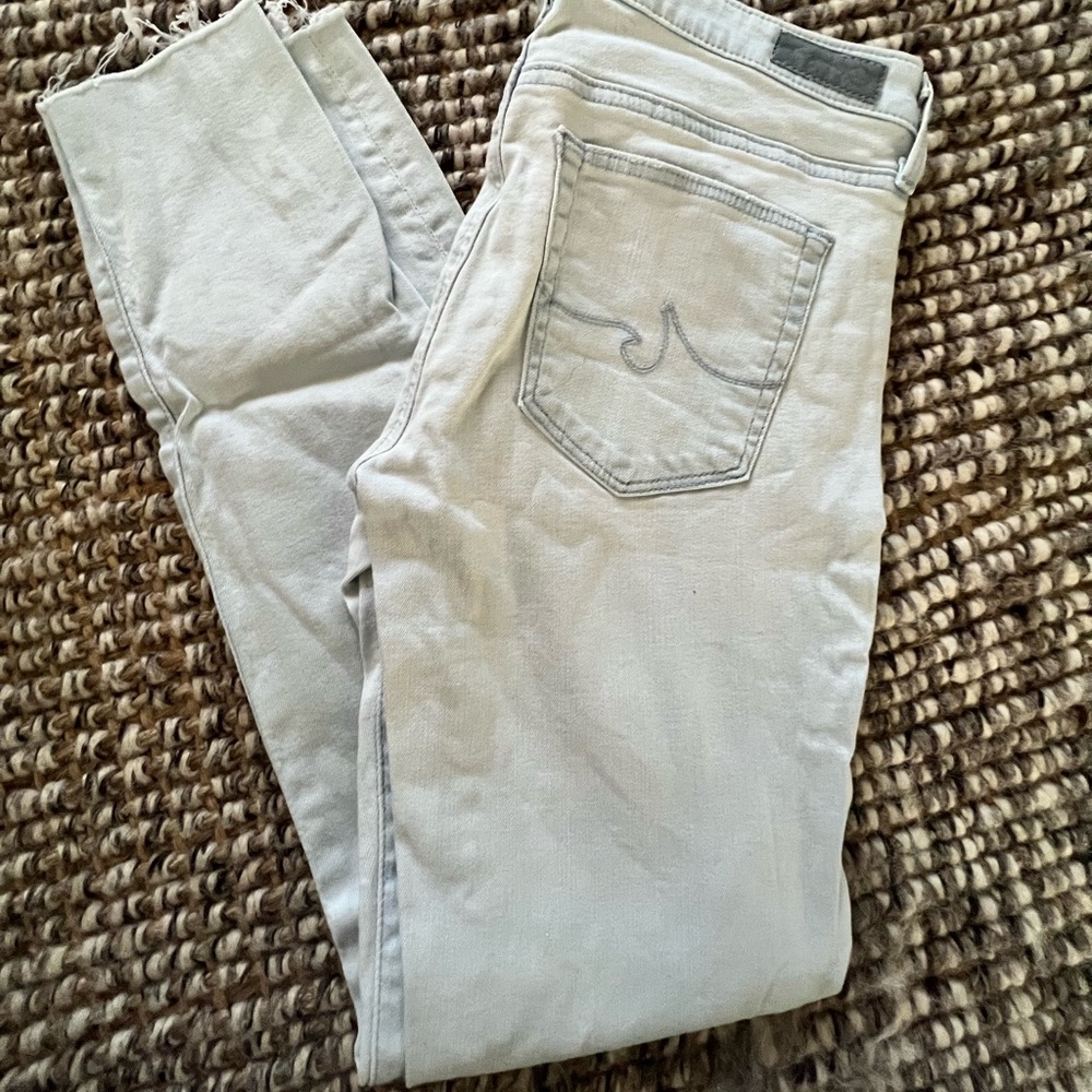 AG light wash 27R skinny jeans